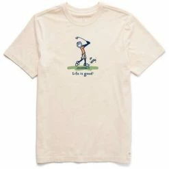 Hot Sale 🔔 Shirts Men's Life Is Good Jake Golf Crusher T-Shirt 🛒