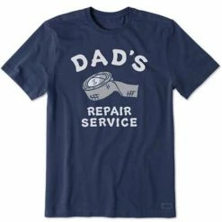 Best deal 🎉 Shirts Men's Life Is Good Dad's Repair Service Crusher-Lite T-Shirt 🧨