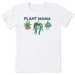New 🔥 Shirts 👩 Women's Life Is Good Plant Mama Crusher Tee 🎉