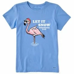 Top 10 π Shirts π© Women's Life Is Good Let It Snow Somewhere Else T-Shirt π€©