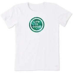 Top 10 🧨 Shirts 👩 Women's Life Is Good Tropical Palm Coin Crusher Lite T-Shirt 😀