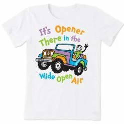Brand new 😉 Shirts 👩 Women's Life Is Good Wide Open There ATV T-Shirt 🌟