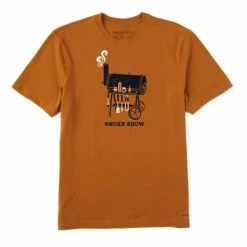 Cheap 🔥 Shirts Men's Life Is Good Smoke Show T-Shirt ✨