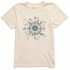 Flash Sale ❤️ Shirts 👩 Women's Life Is Good Beauty In All Directions Crusher T-Shirt 😉