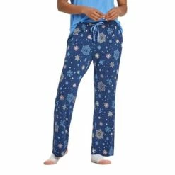 Cheapest ❤️ Pajamas & Robes 👩 Women's Life Is Good Holiday Snowflake Sleep Pant 👍