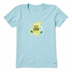 Flash Sale 🎁 Shirts 👩 Women's Life Is Good Life Gives You T-Shirt 🔥