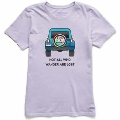 Discount 🎁 Shirts 👩 Women's Life Is Good Tie Dye 4x4 Crusher T-Shirt 💯