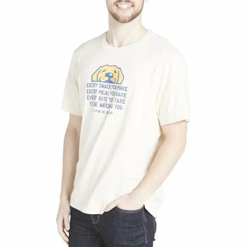 Flash Sale 🥰 Shirts Men's Life Is Good I'll Be ⌚ Watching You Crusher T-Shirt 🤩 - Image 2