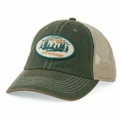 Cheapest 👍 Hats & Caps Men's Life Is Good Deer Scenic Old Favorite Mesh Back Snapback Hat ✔️