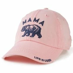 Cheapest 😀 Hats & Caps 👩 Women's Life Is Good Mama Bear Adjustable Hat 🔥