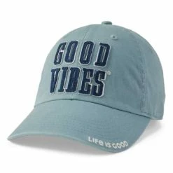 Best Pirce 🛒 Hats & Caps 👩 Women's Life Is Good Good Vibes Athletic Adjustable Hat ❤️