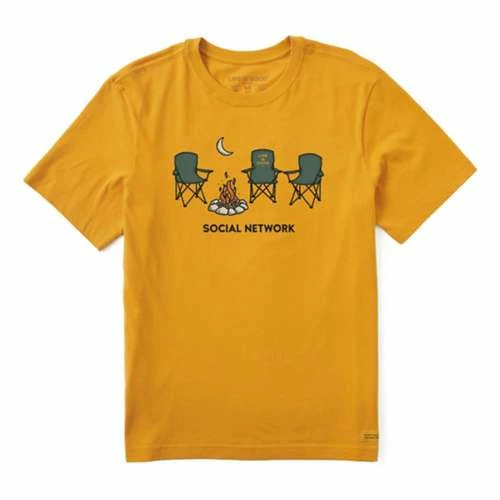 Best reviews of ๐ Shirts Men's Life Is Good Social Network Camp Crusher T-Shirt ๐