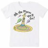 Promo 🔥 Shirts 👩 Women's Life Is Good Oh The Places Funnel T-Shirt 🌟