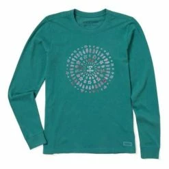 Best reviews of 🤩 Shirts 👩 Women's Life Is Good Joy Explosion Long Sleeve T-Shirt 😍