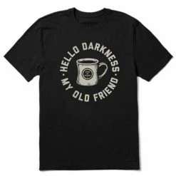 Best deal ✨ Shirts Men's Life Is Good Hellow Darkness My Old Friend Crusher T-Shirt ✨